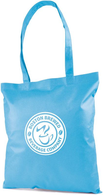 Tucana Shopper Bag with 1 Colour Print Light Blue