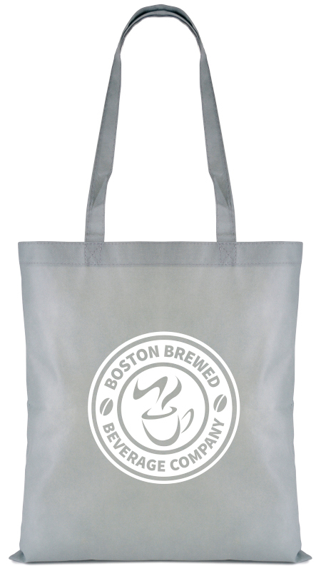 Tucana Shopper Bag with 1 Colour Print Grey