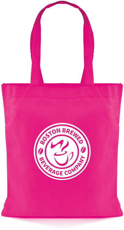 Tucana Shopper Bag with 1 Colour Print Pink