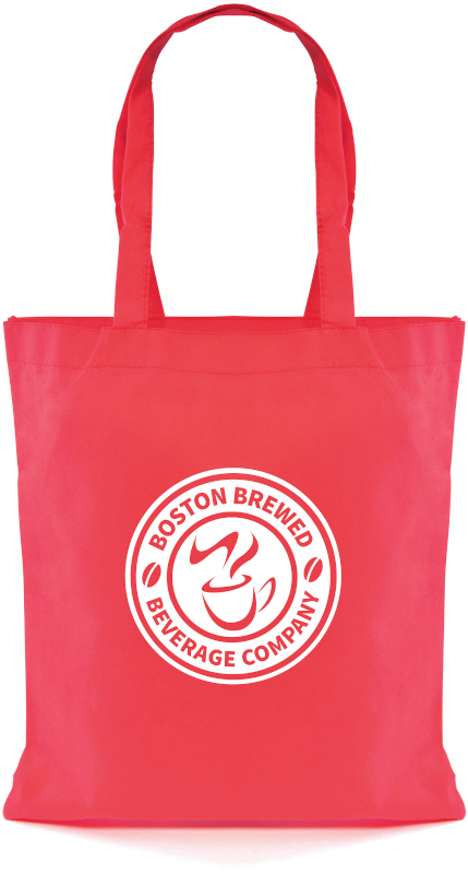 Tucana Shopper Bag with 1 Colour Print Red