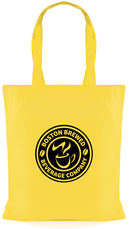 Tucana Shopper Bag with 1 Colour Print Yellow