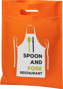 Non Woven Conference Bag with print orange