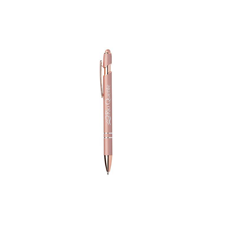 rose gold stylus pen with rose gold trims
