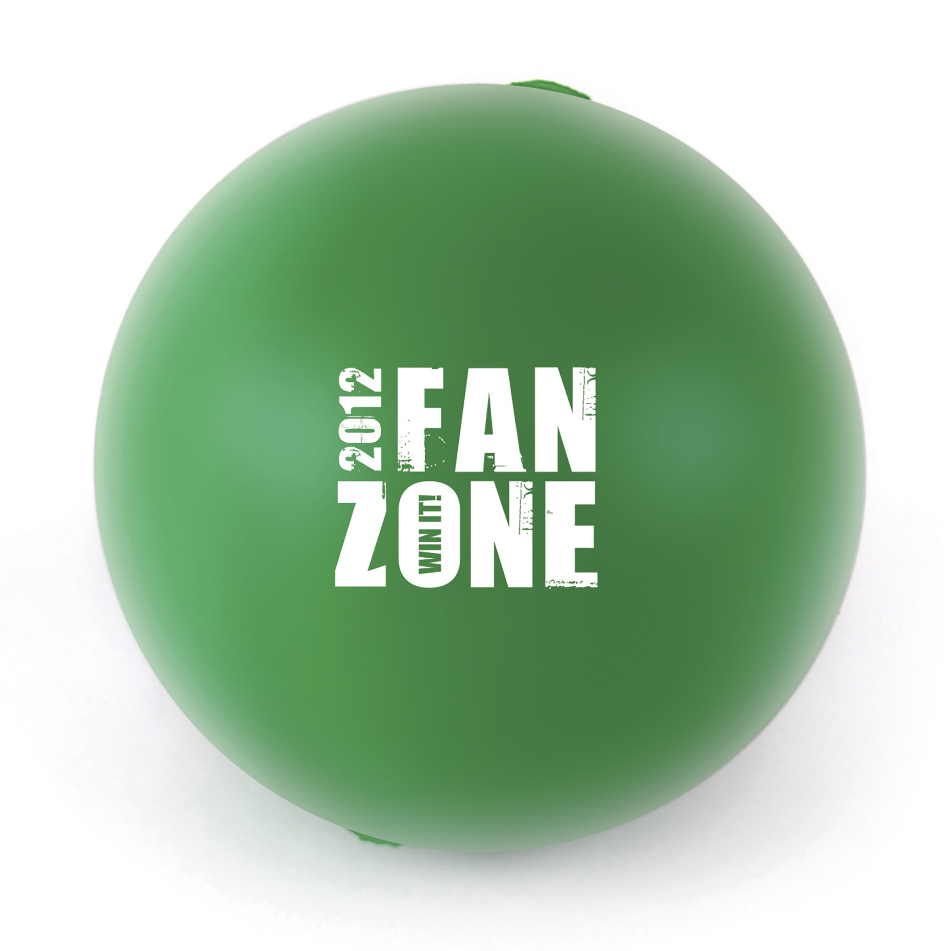 Stress Ball in green with 1 colour print