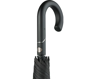 Stretch Golf Umbrella in black showing handle