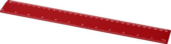 Renzo 12 Inch 30cm Ruler in red
