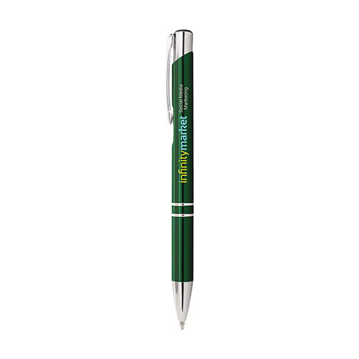 shiny crosby pen in green