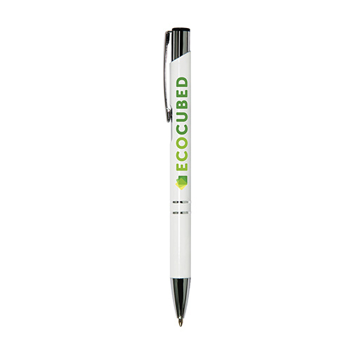 shiny crosby pen in white