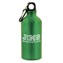 Pollock Aluminium Water Bottle in green with 1 colour print