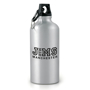 Pollock Aluminium Water Bottle in silver with 1 colour print