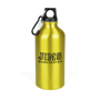 Pollock Aluminium Water Bottle in yellow with 1 colour print