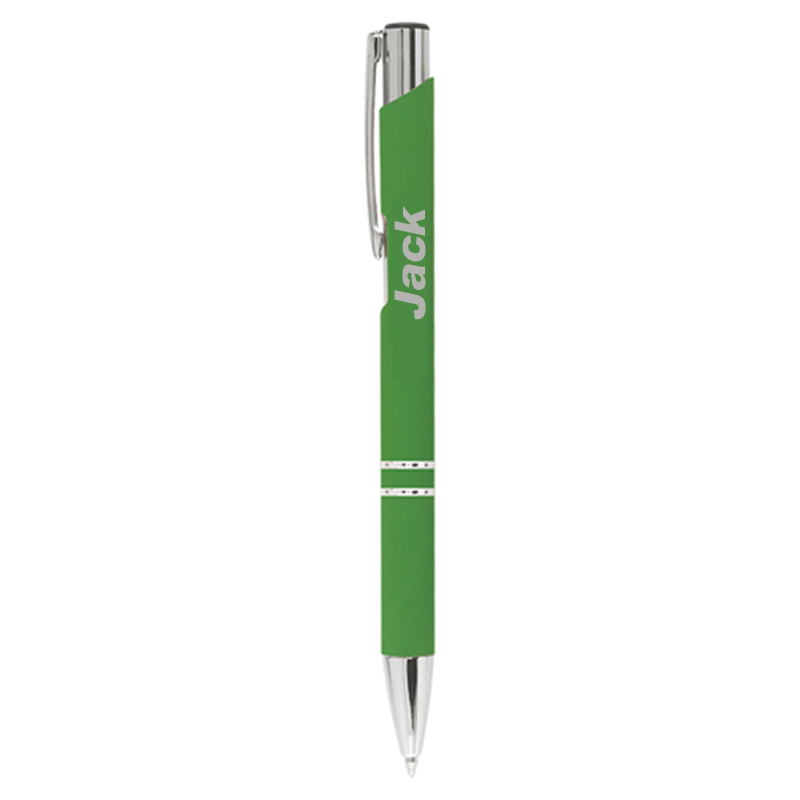 Crosby Softy Pen in light green with name engraved
