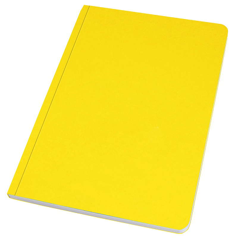 yellow a5 flexi notebook