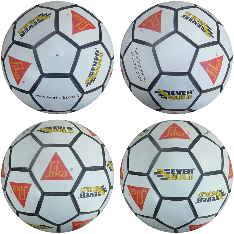 Size 2 football printed to all panels