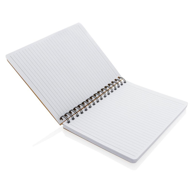 a5 kraft notebook open