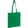 recycled tote bag in green