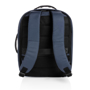 back view of navy backpack
