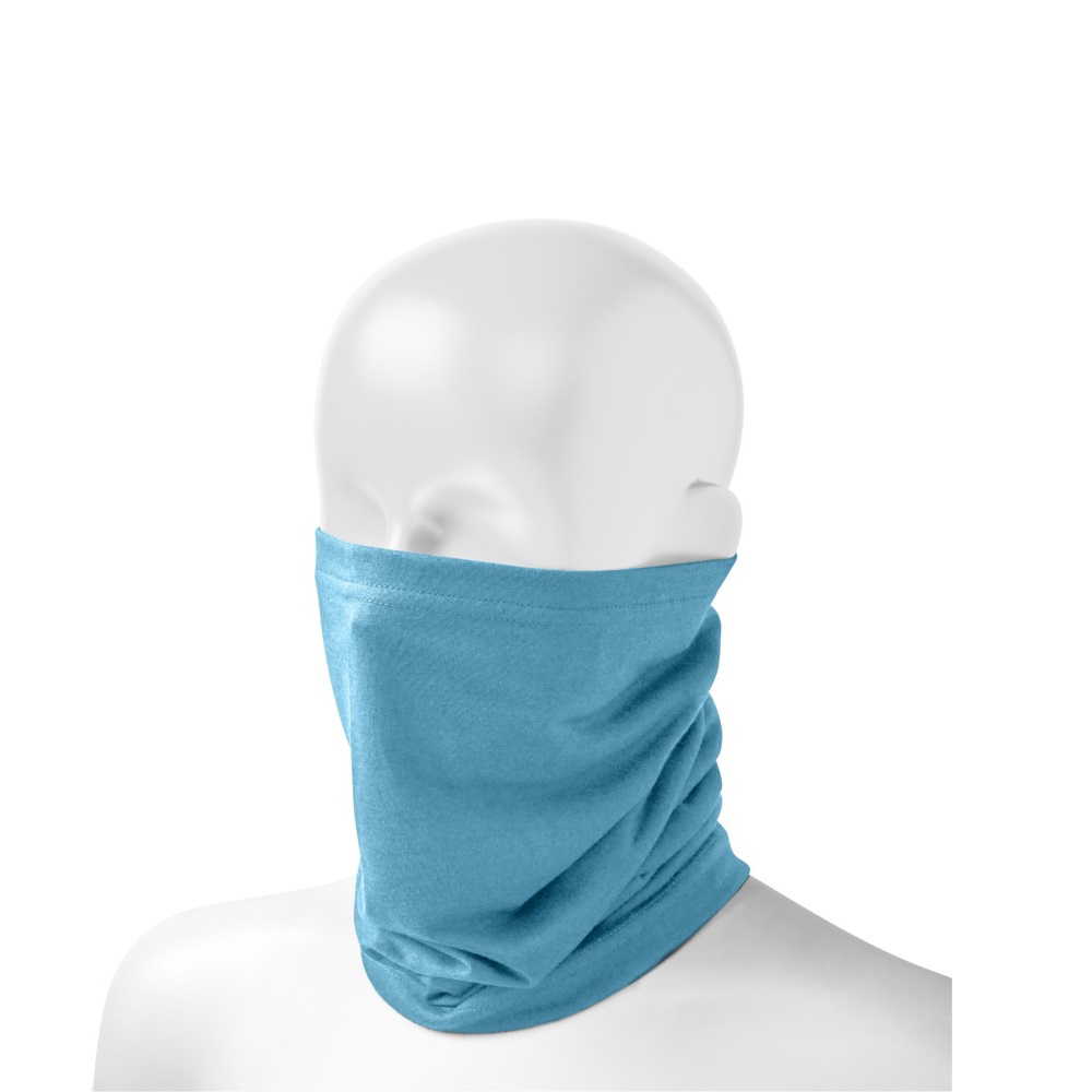 Fabric snood in blue