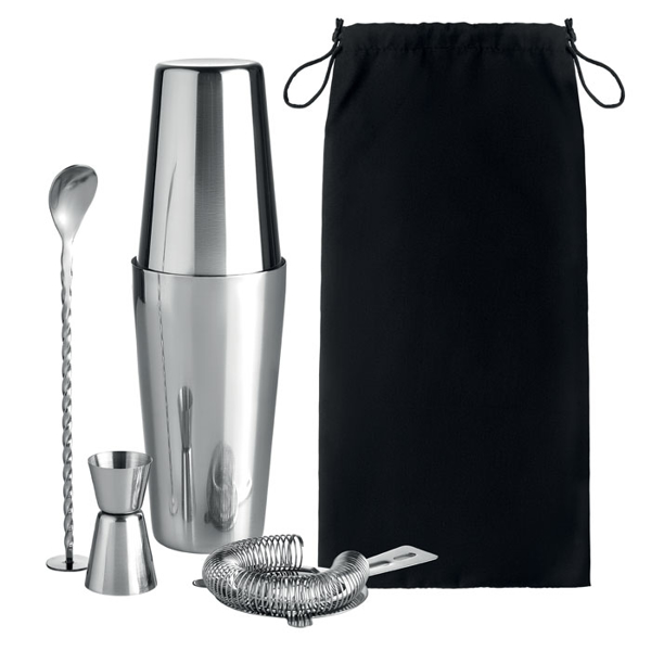 stainless steel cocktail shaker set