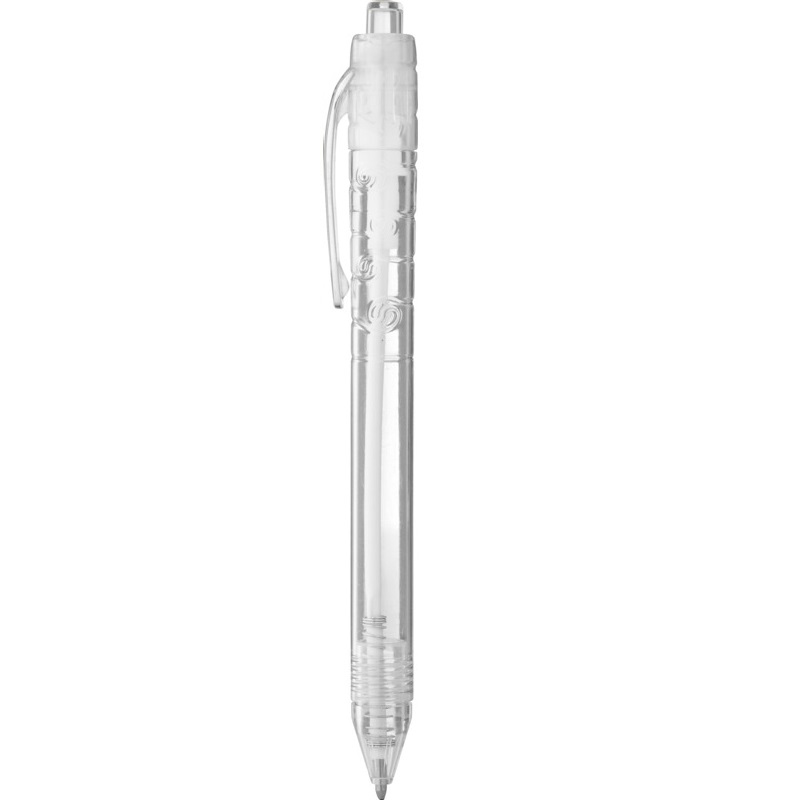 clear push button pen