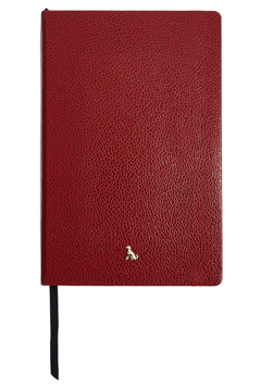 Larkin A5 Softie in burgundy red