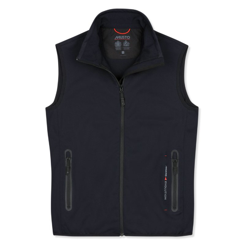 Crew Softshell Gilet by Musto in black