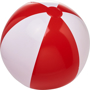 Bora solid beach balls in red and white
