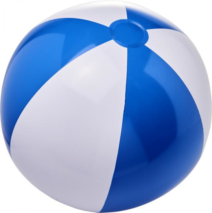 Bora solid beach balls in blue and white