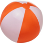 Bora solid beach balls in orange and white