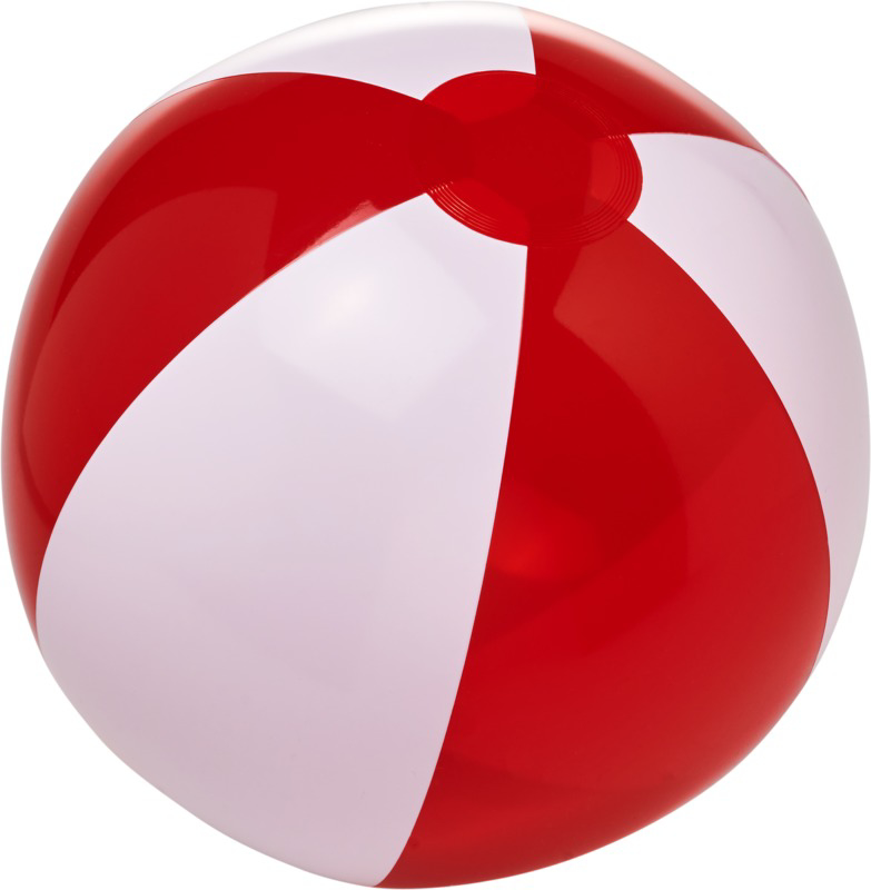 BONDI Beach Ball in red and white