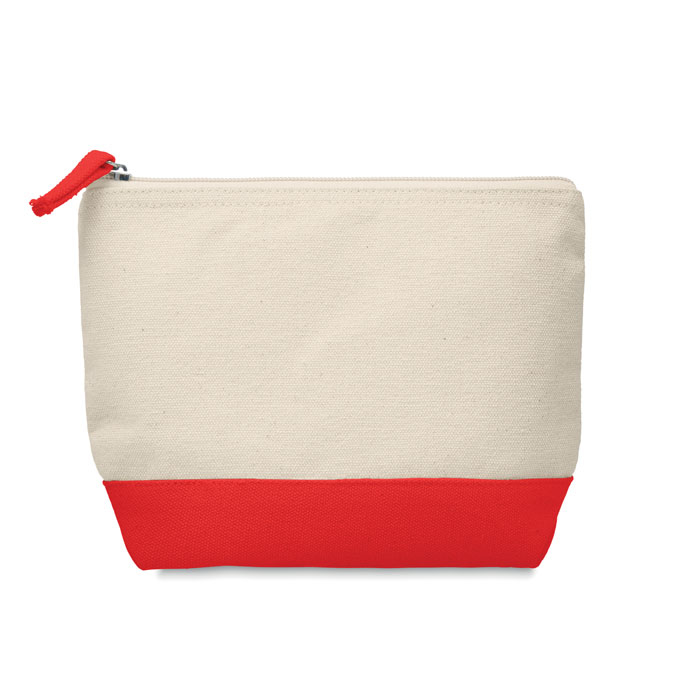 Kleuren Cosmetic Bag with red bottom