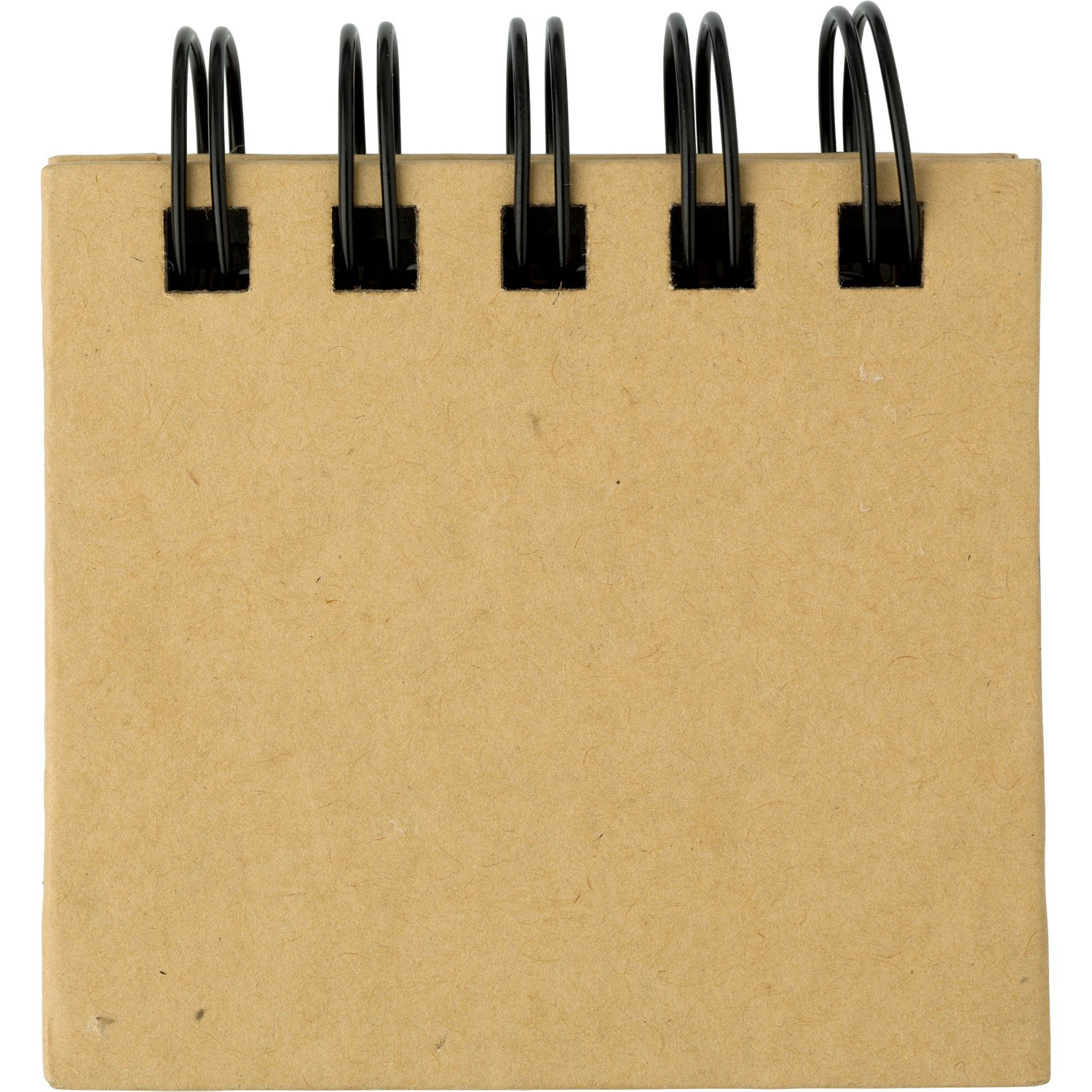 Eco Wire bound sticky notes cover in brown