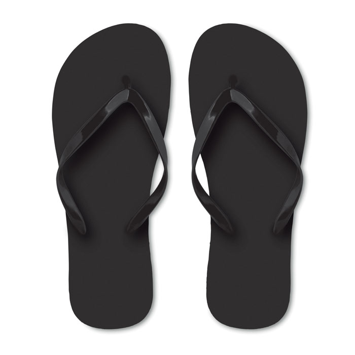 black eva flip flops