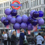 Custom Printed Giant Balloons in purple