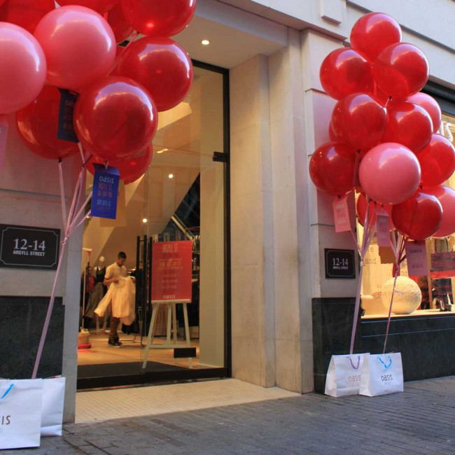 Custom Printed Giant Balloons in red