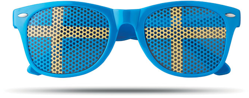 sunglasses with Sweden flag