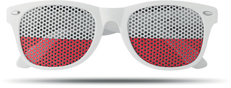Sunglasses with Poland flag