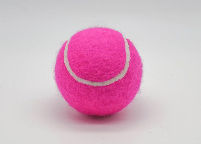 magenta tennis ball