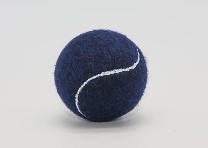 tennis ball in navy