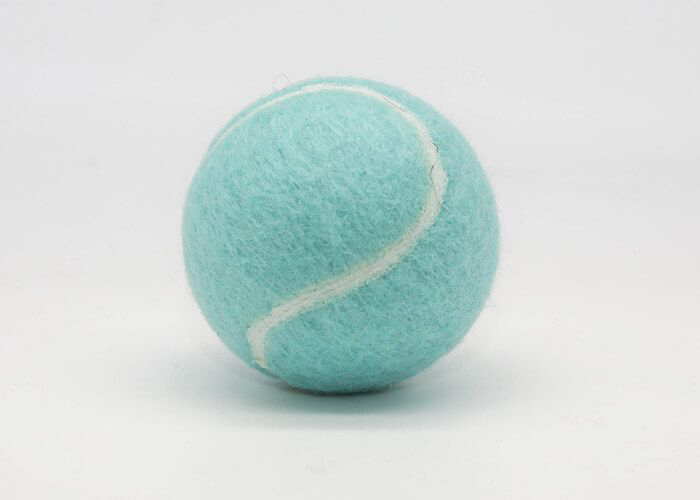 tennis ball in blue