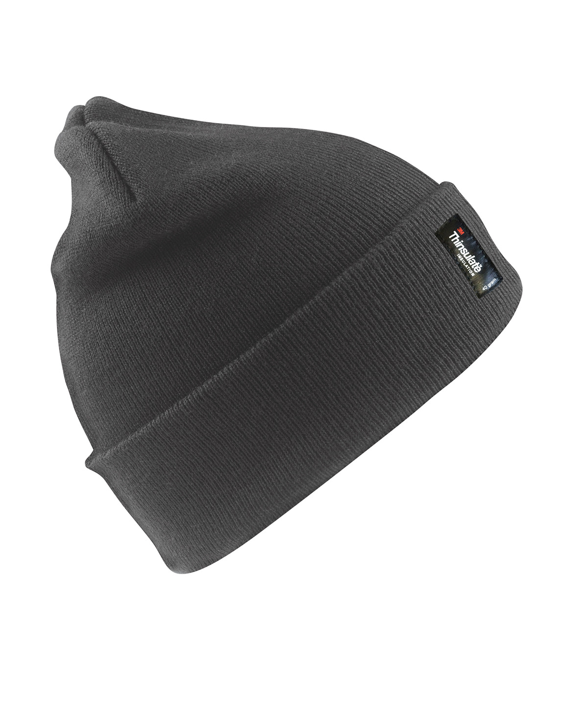 Heavyweight Thinsulate Hat in grey with knitted double thickness