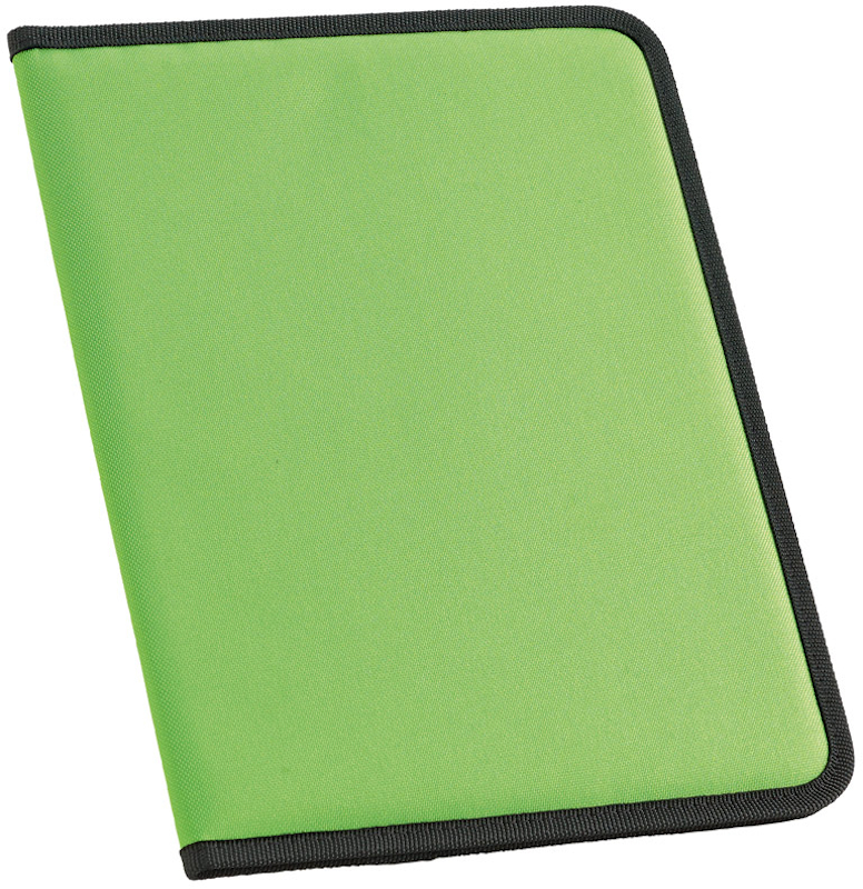 green closed folder