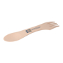 pink spork made from eco-friendly biodegradable plastic