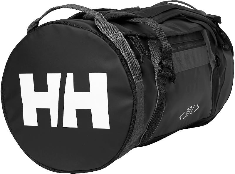 Helly Hansen Duffel Bag 2.0 30L in  black side view