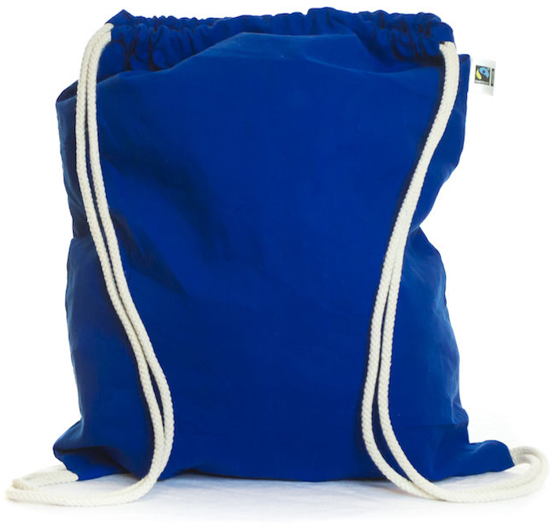 Promotional Fairtrade Organic Cotton Drawstring Bag