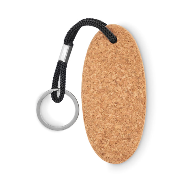 Picture of Oval Floating Cork Keyring