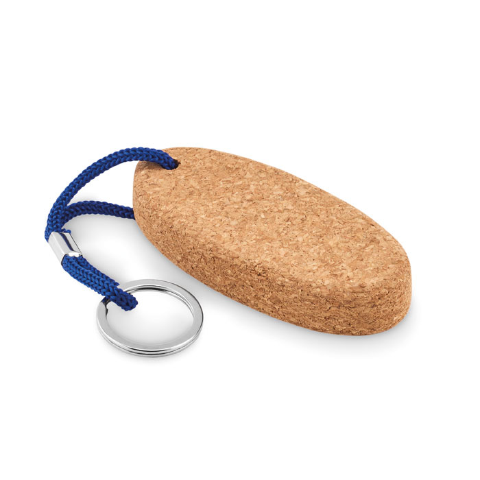 Picture of Oval Floating Cork Keyring