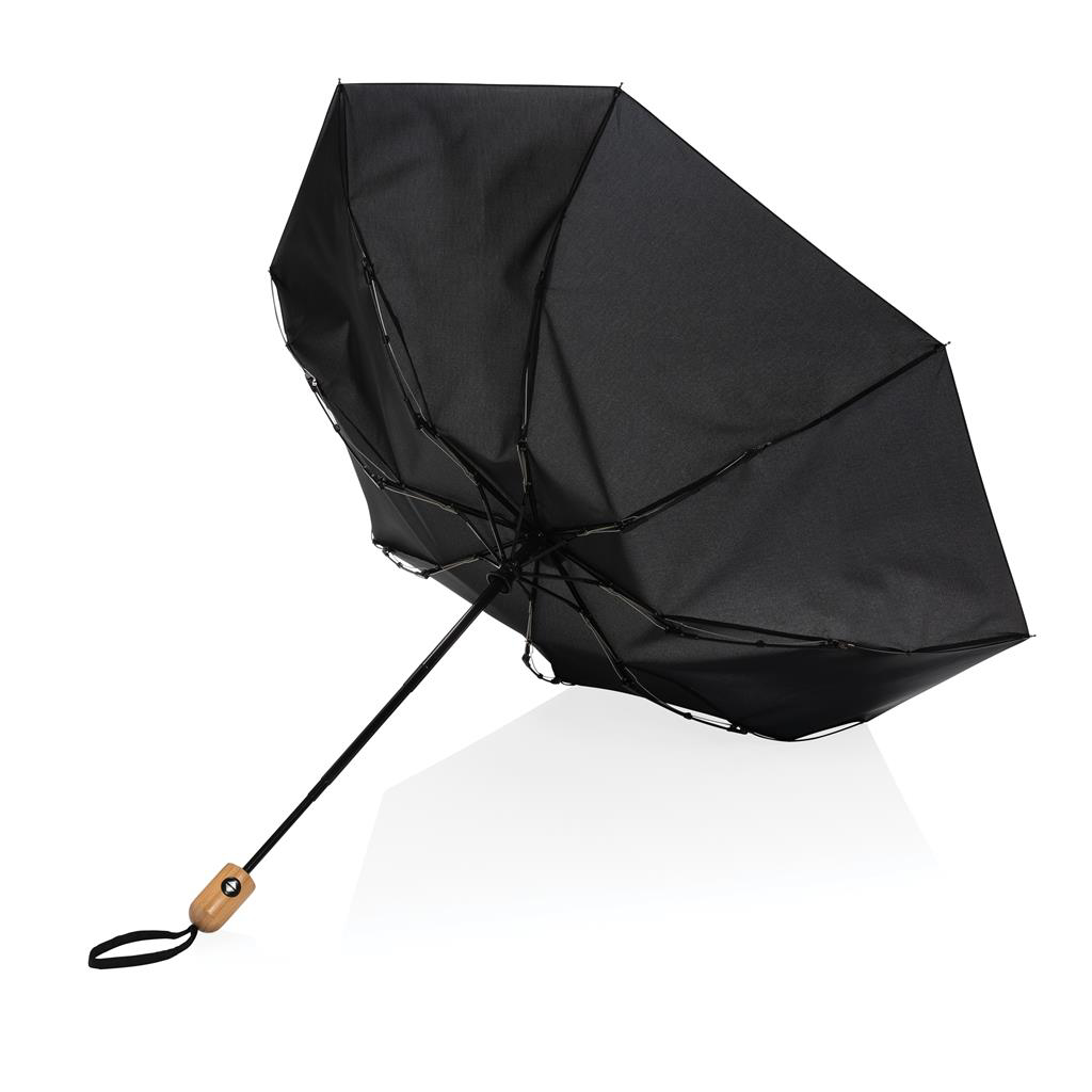 bamboo handle umbrella inside out