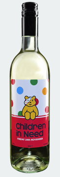 Italian pinot grigio with branded label