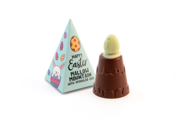 mallow mountain outside a eco pyramid box